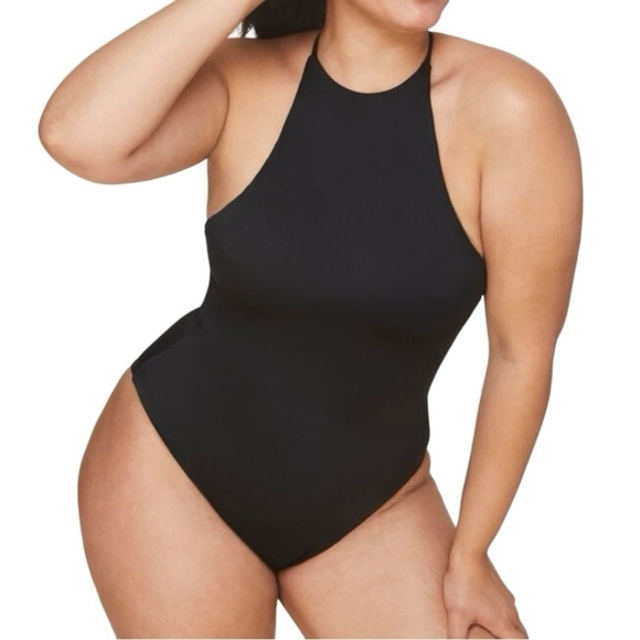 Andie Other - Andie Asbury One Piece Swimsuit Style AO-0260-BLK Size Med equals Sizes 8-10 NWT